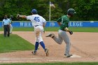 Baseball vs Babson NEWMAC Finals  Wheaton College vs Babson College play in the NEWMAC baseball championship finals. - (Photo by Keith Nordstrom) : Wheaton, baseball, NEWMAC, Babson